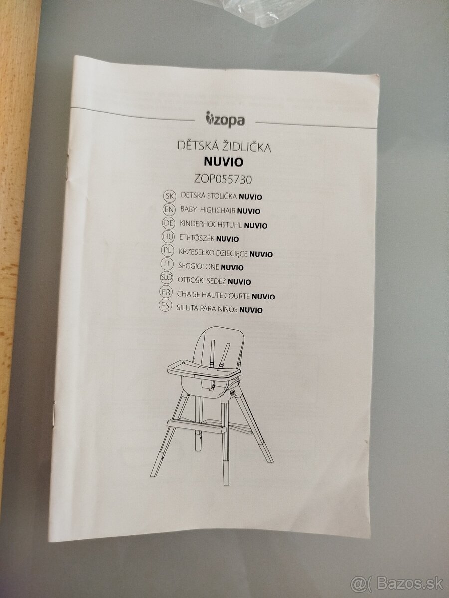 Predám vysokú detskú stoličku NUVIO - 2