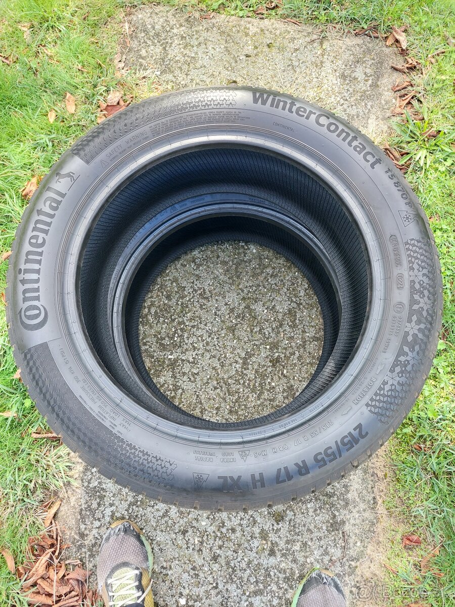 215/55 R17 zimné CONTINENTAL - 2