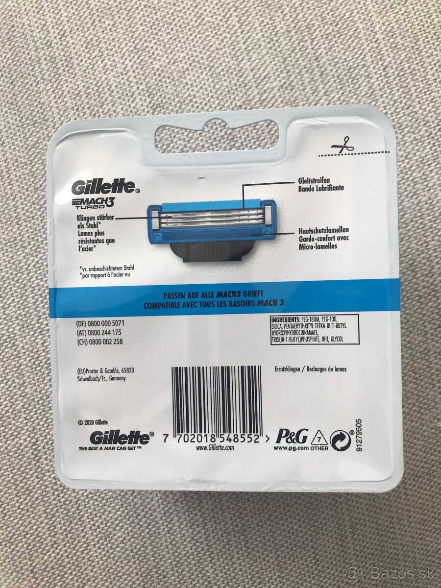 Gillette mach3 turbo - 2