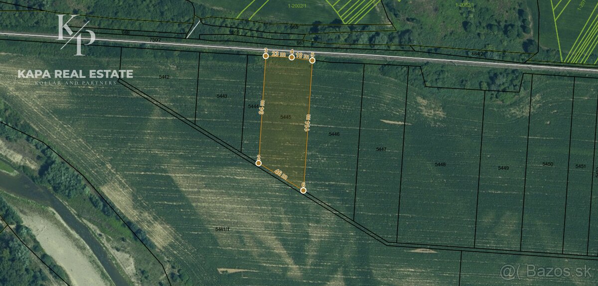 Pozemok na predaj, plocha 4265 m², Veľký Šariš - 2