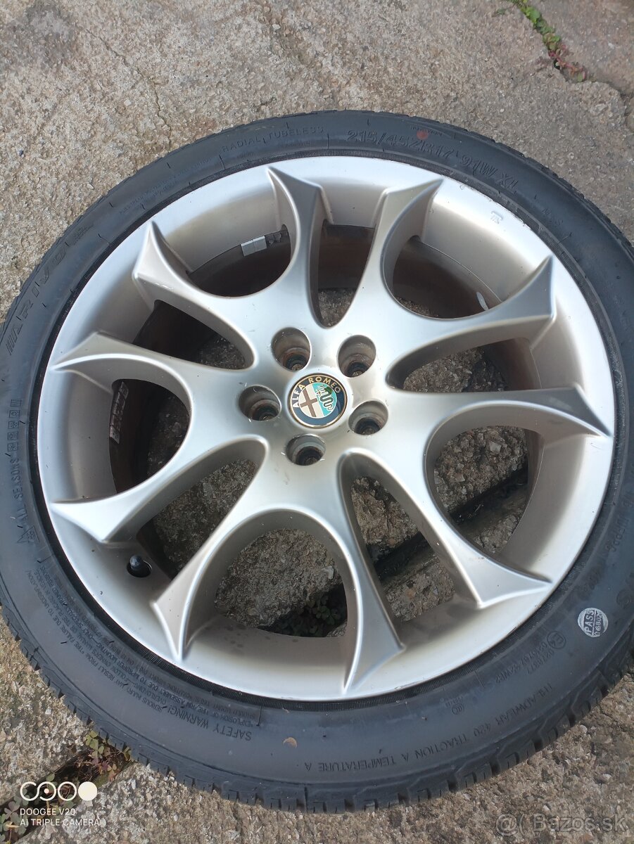 Alu 5x98 R17 Celoročné pneu - 2