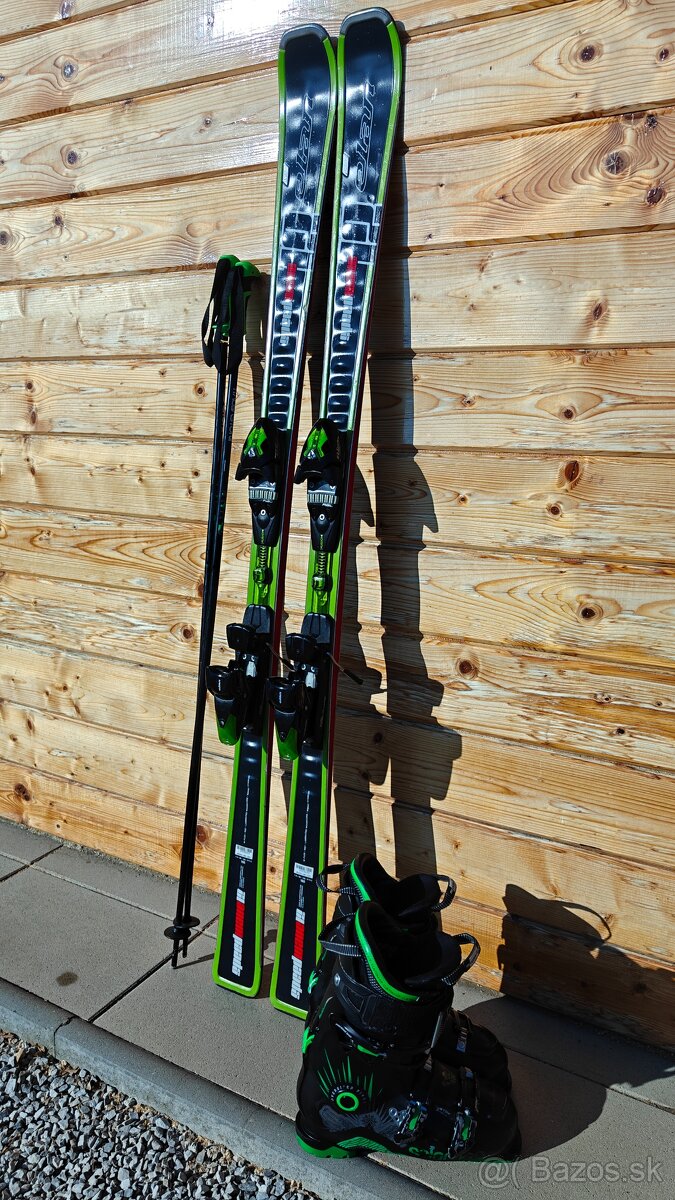 LYŽE ELAN SPEED WAVE 12 168CM + NORDICA QUEST MAX 130 28CM - 2