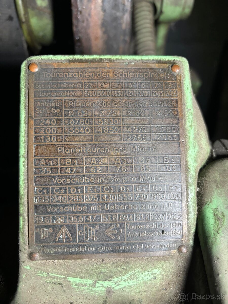 Brúska a vyvrtávačka valcov - 2