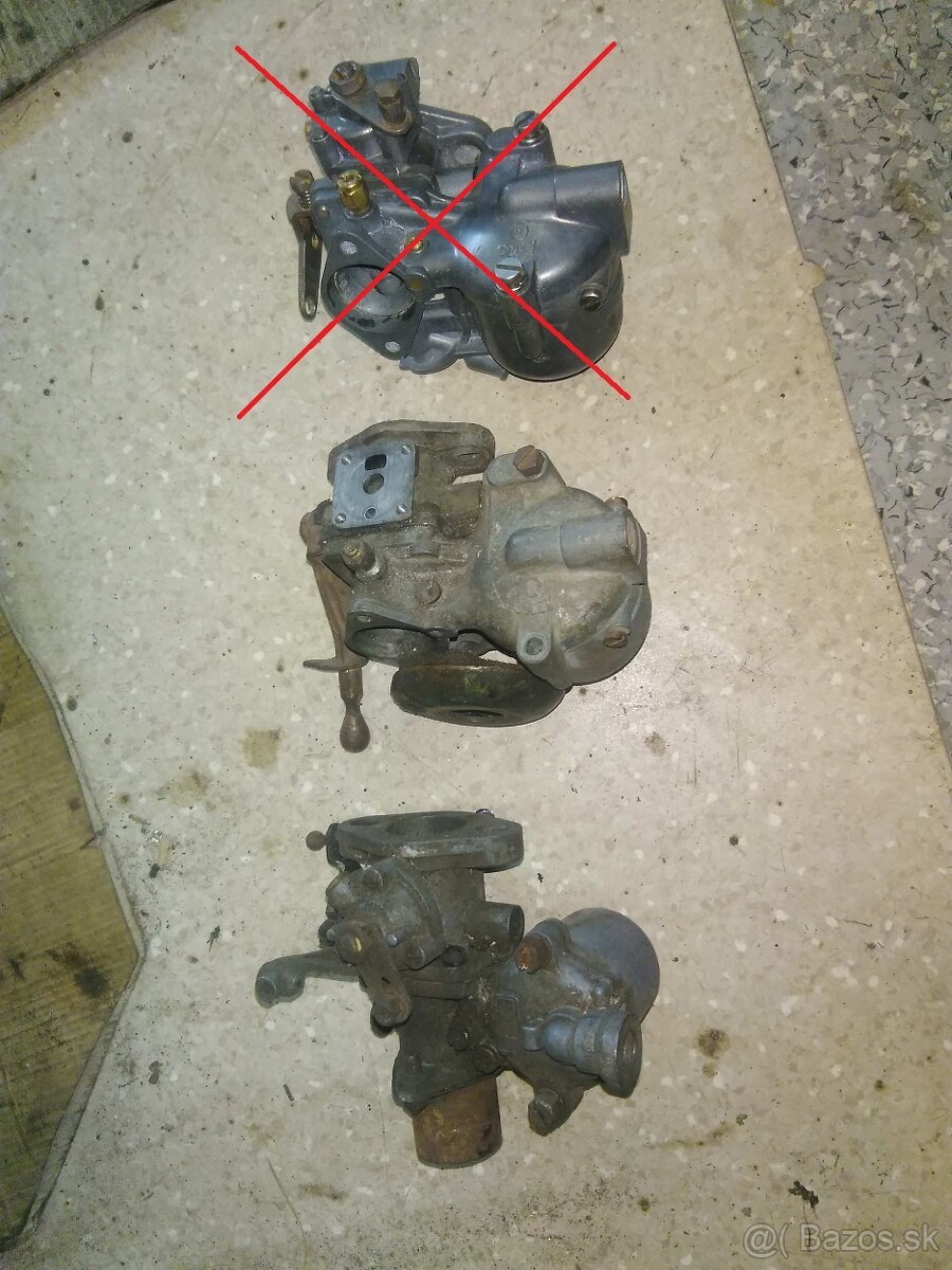 Karburátor SOLEX 26 UAHD a Jikov 30 - 2