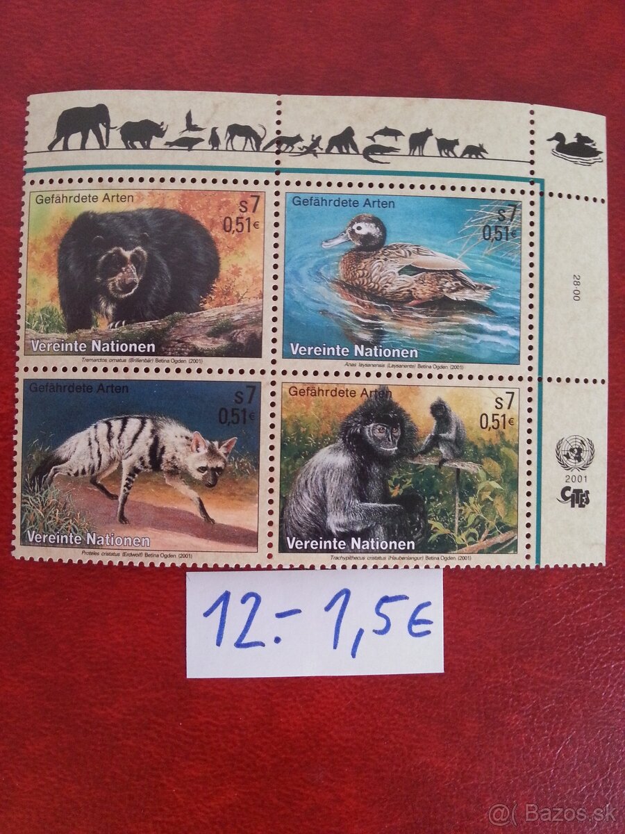 Postove znamky OSN - 2