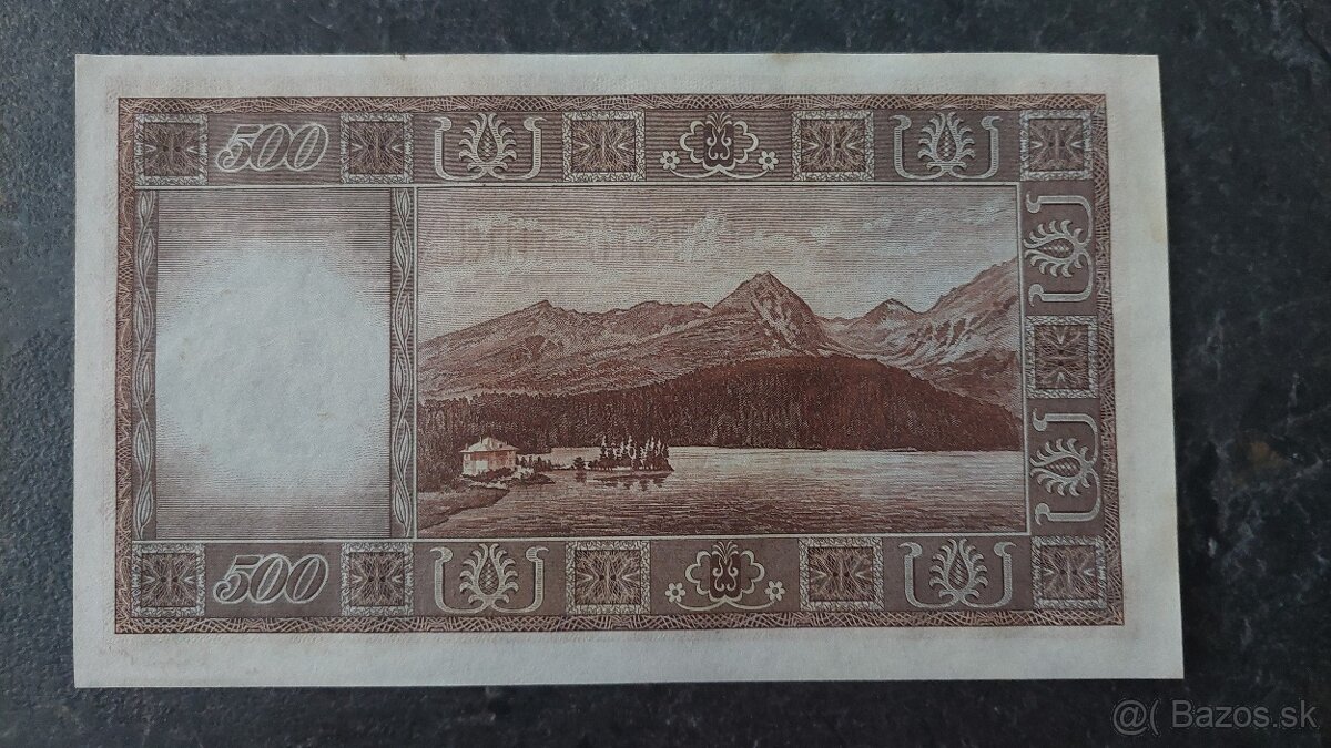 500 Kč 1946, stav N (UNC) - 2