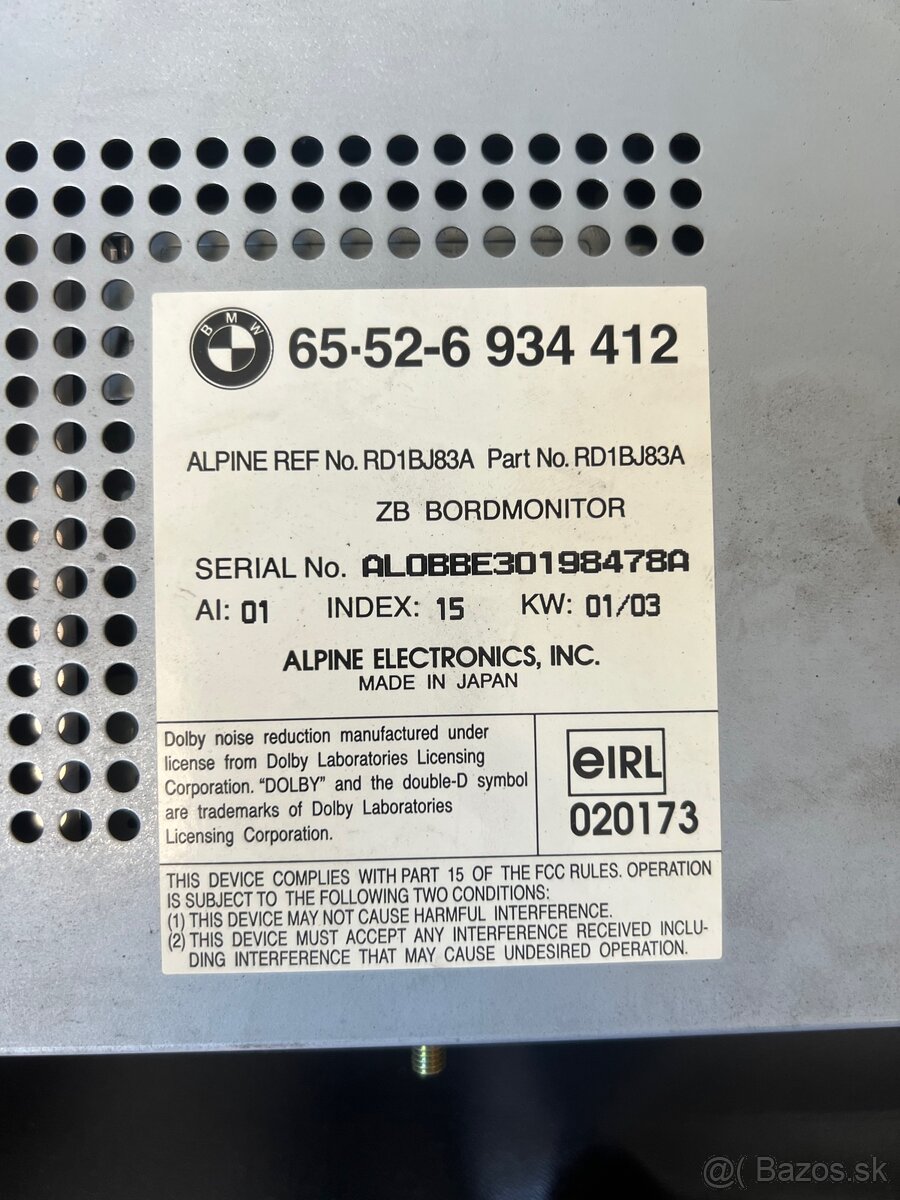 Radio BMW e39 - 2