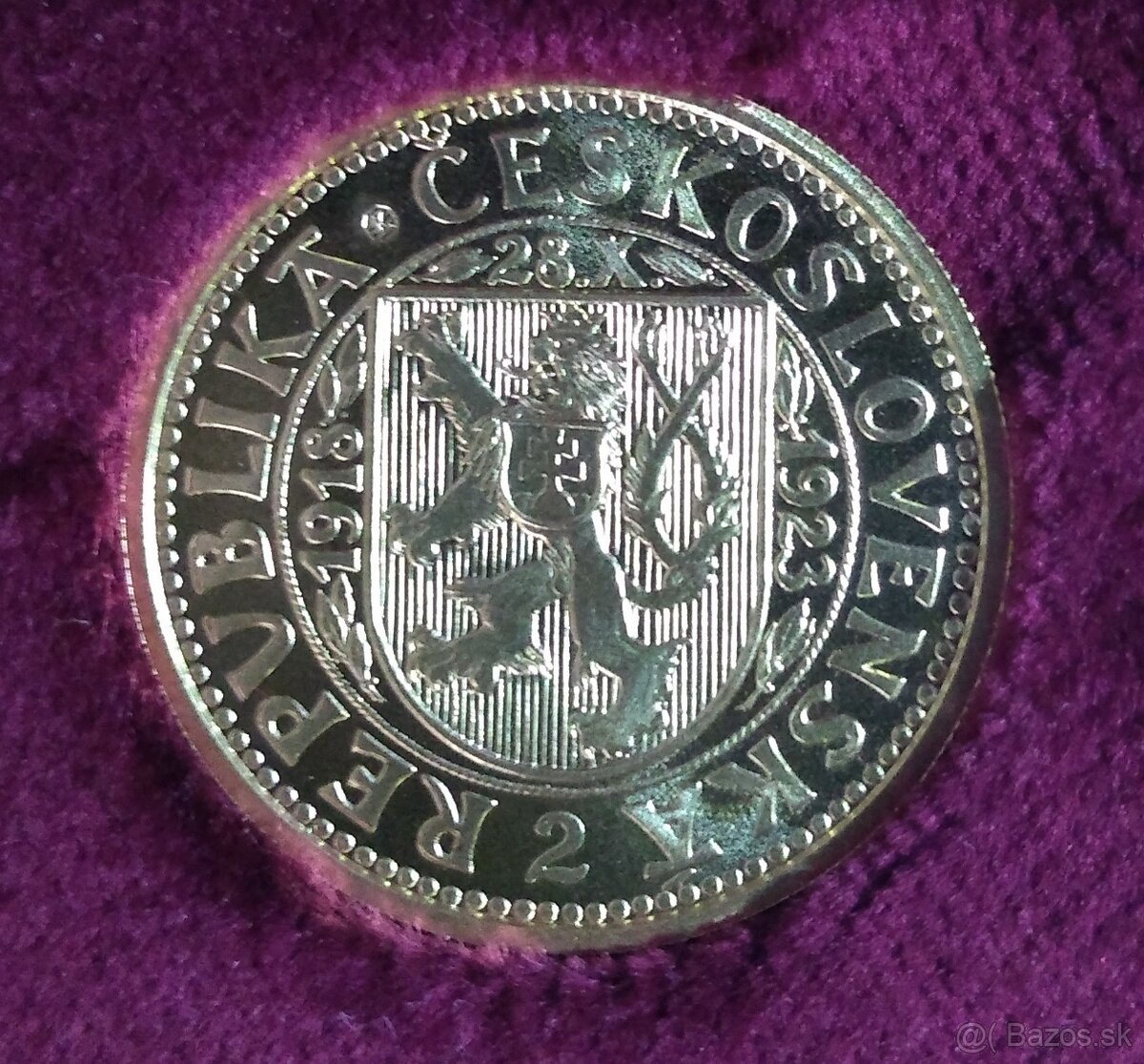 Svatováclavský 2 dukát Ján Čejka 2022 - 2