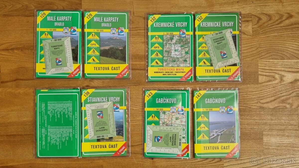 tretie 3. vydanie turistické mapy VKÚ - 2