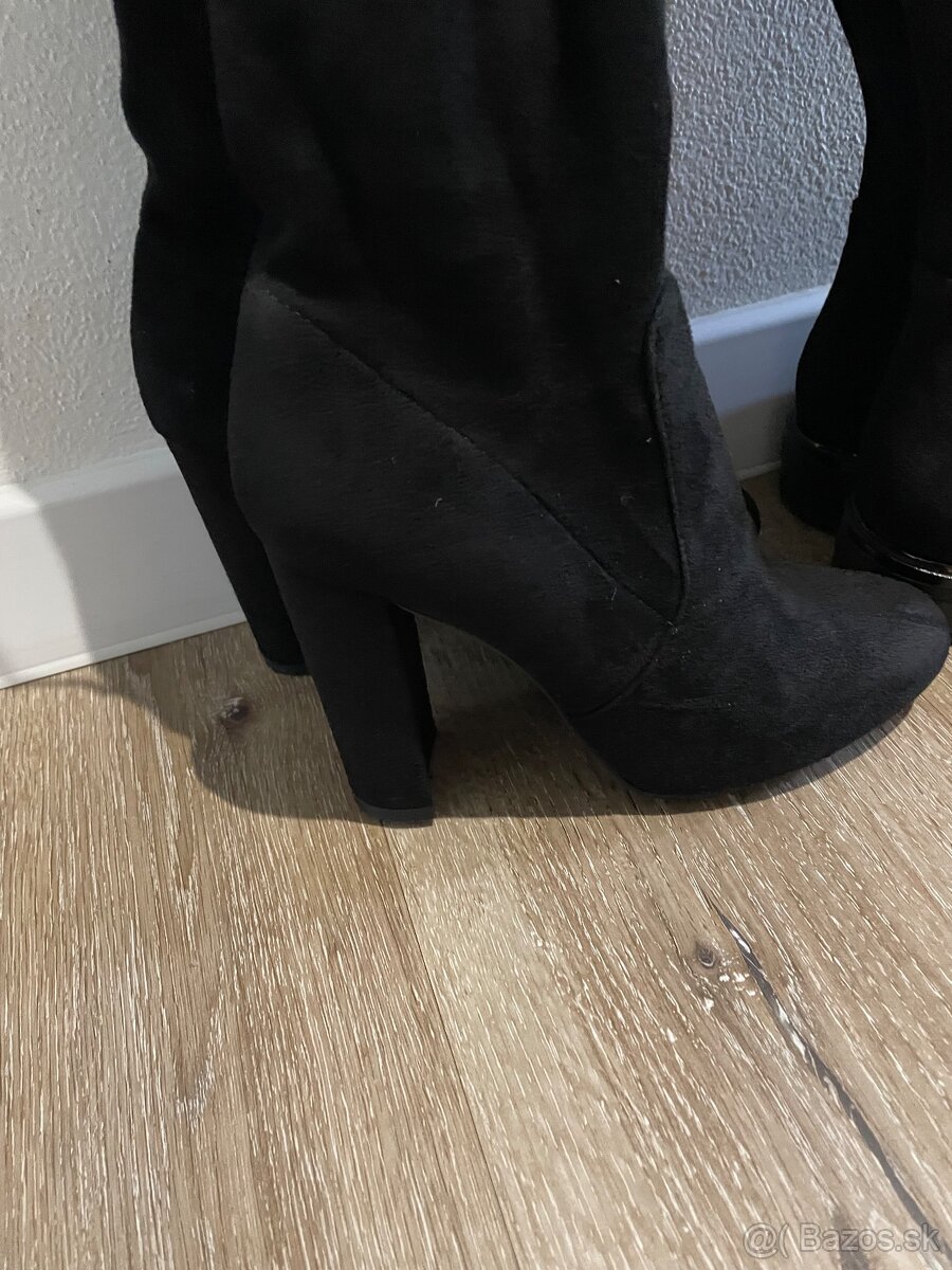 Cizmy nad kolena veľkosť 36 - 2