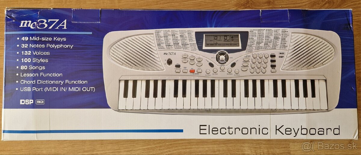 detské klávesy Medelli MC37A - 2