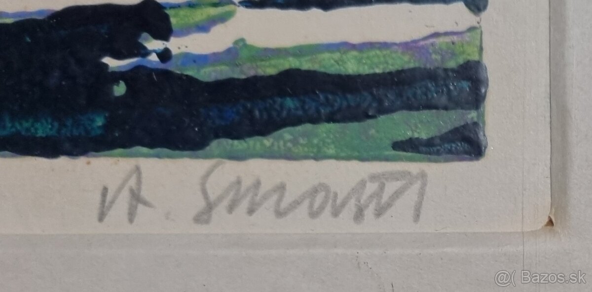 Antonín Smažil - predám grafiku. - 2