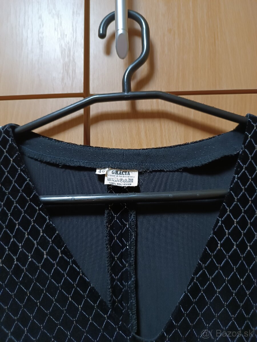 Zamatové šaty GRÁCIA - 2