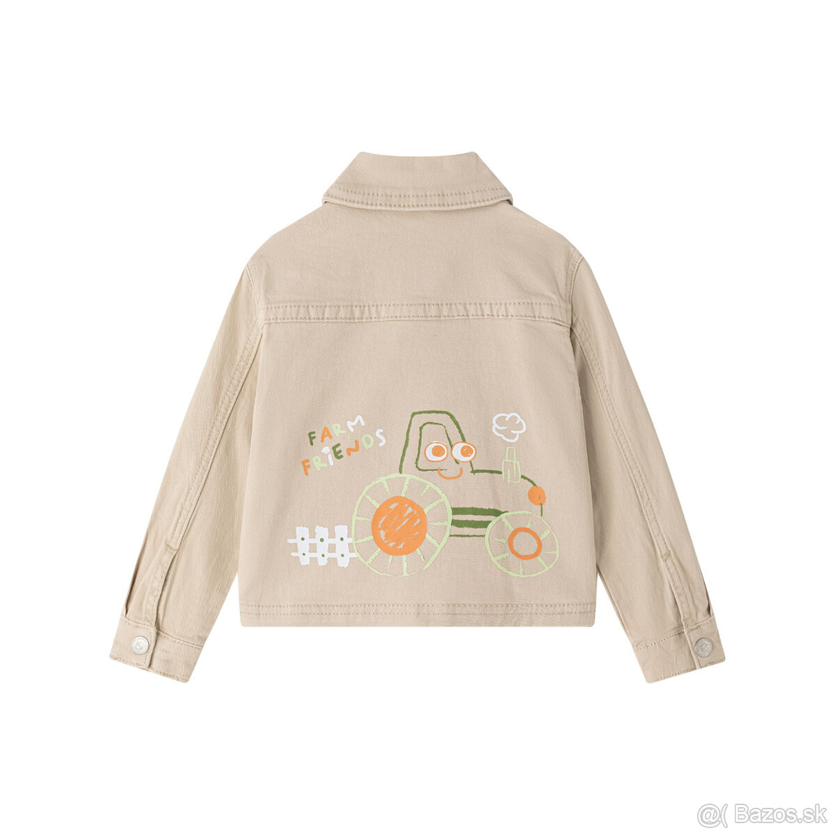 Chlapčenská džínsová bunda – béžová – nová - 2