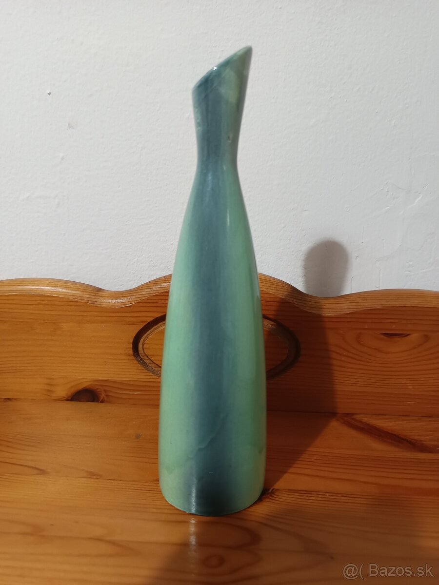 Retro keramická zberateľská váza Kravsko - 2