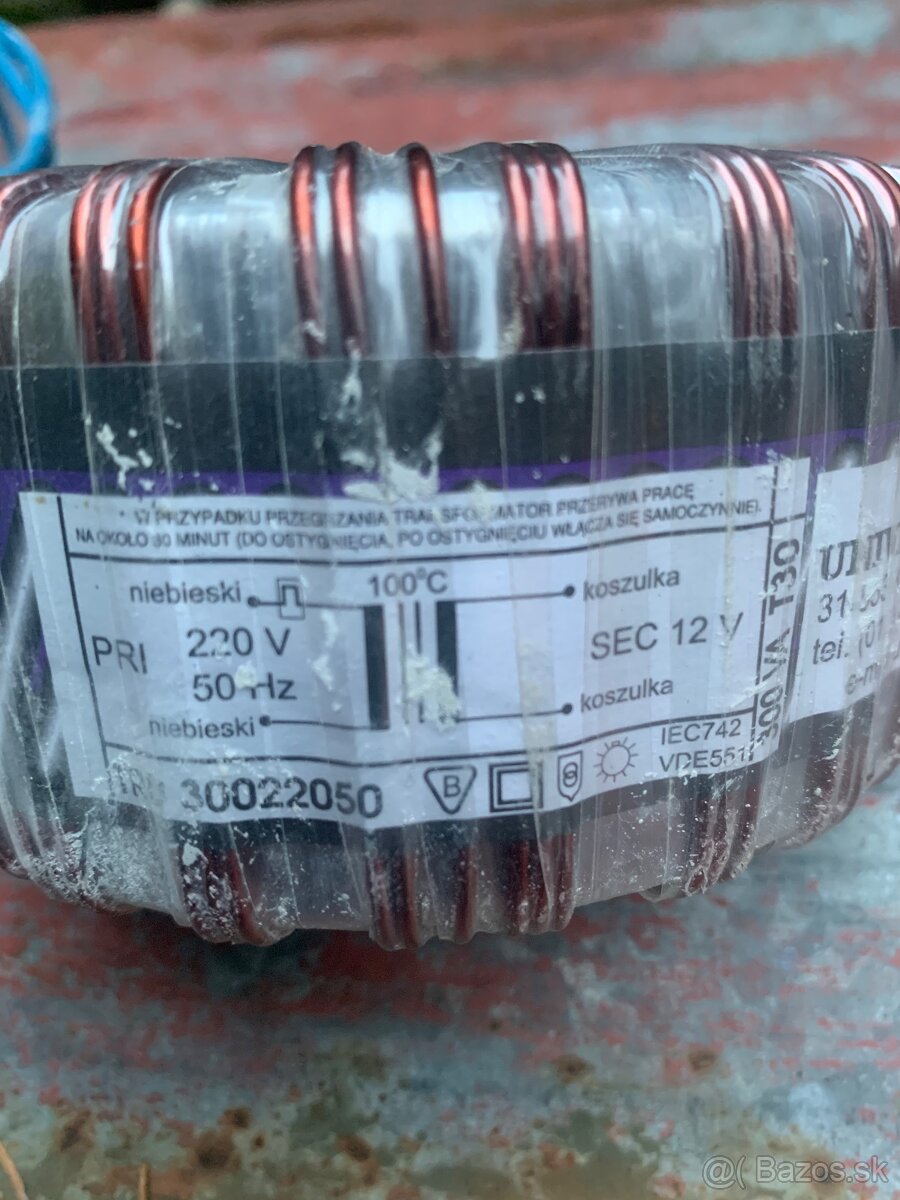 Transformátor 230v 12v - 2