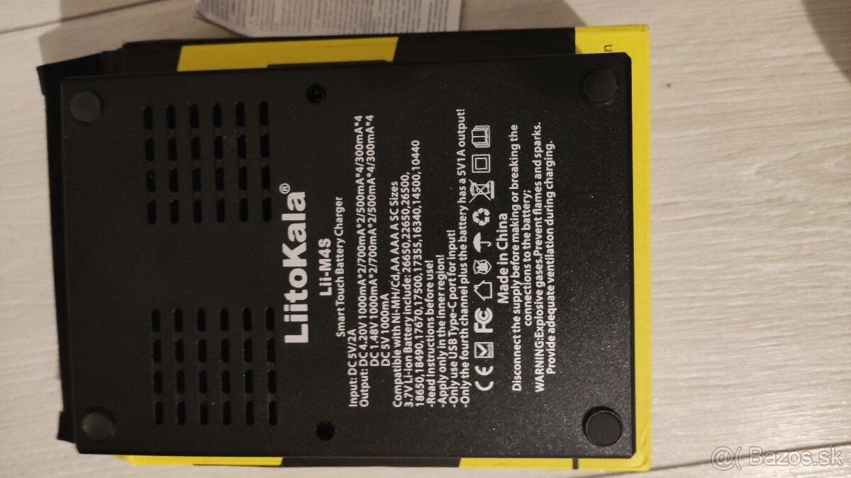 Liitokala M4S smart nabíjačka - 2