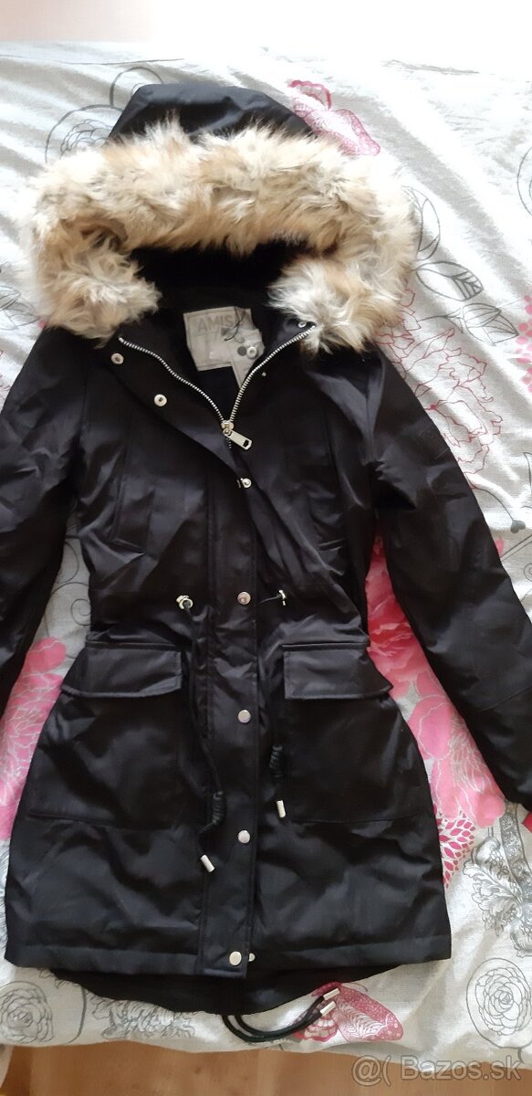 Kvalitná dlhá parka Amisu 34 / Nová - 2