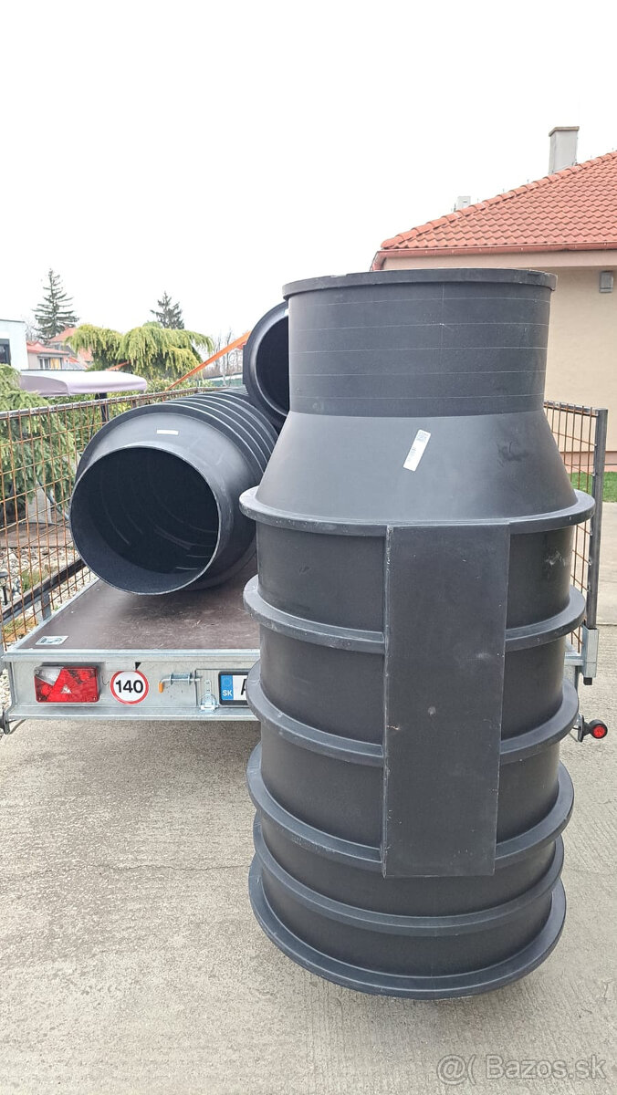 Plastová nádrž, domová prečerpávačka, šachta - 2