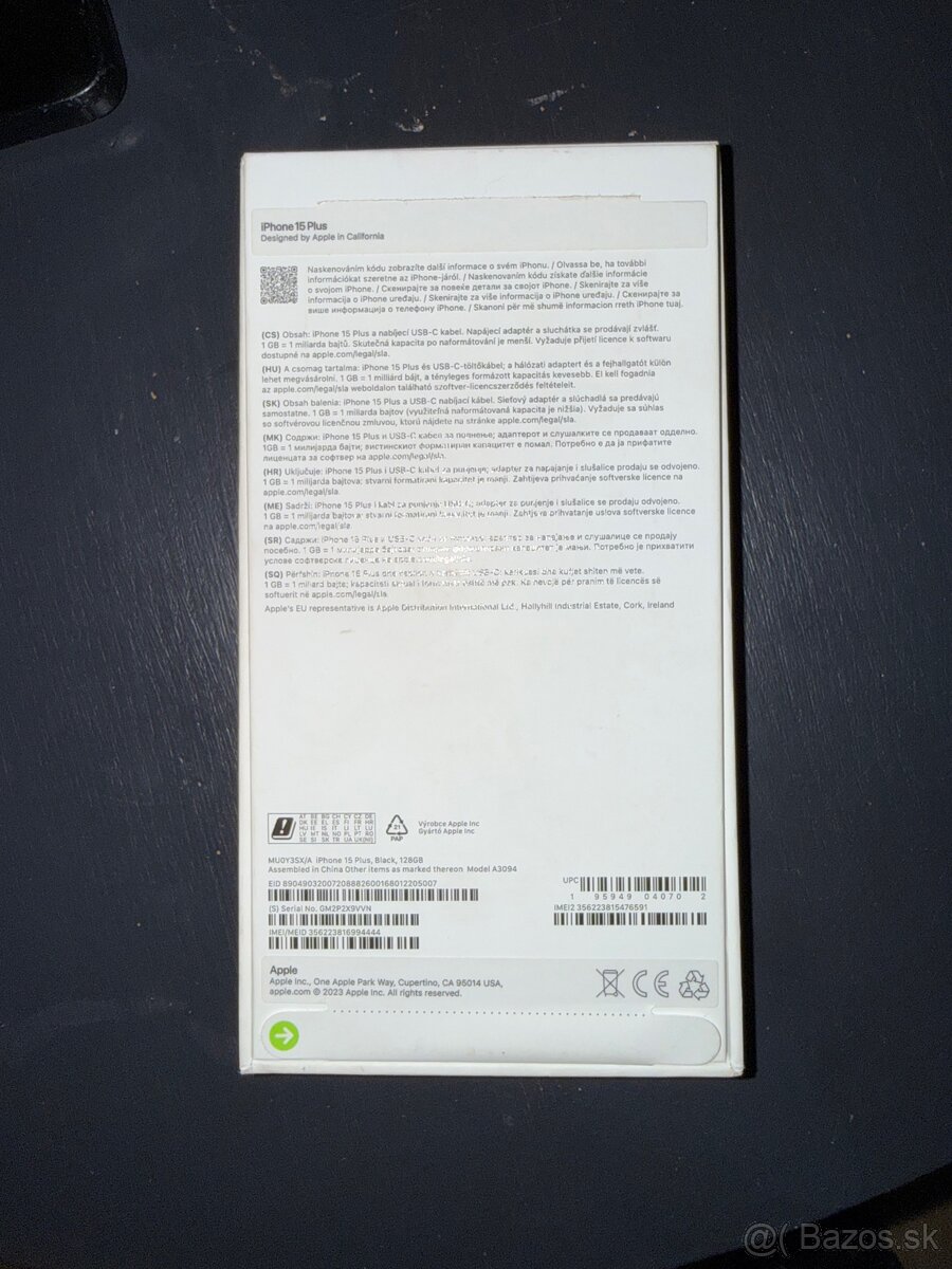 Iphone 15 plus 128gb Midnight - 2