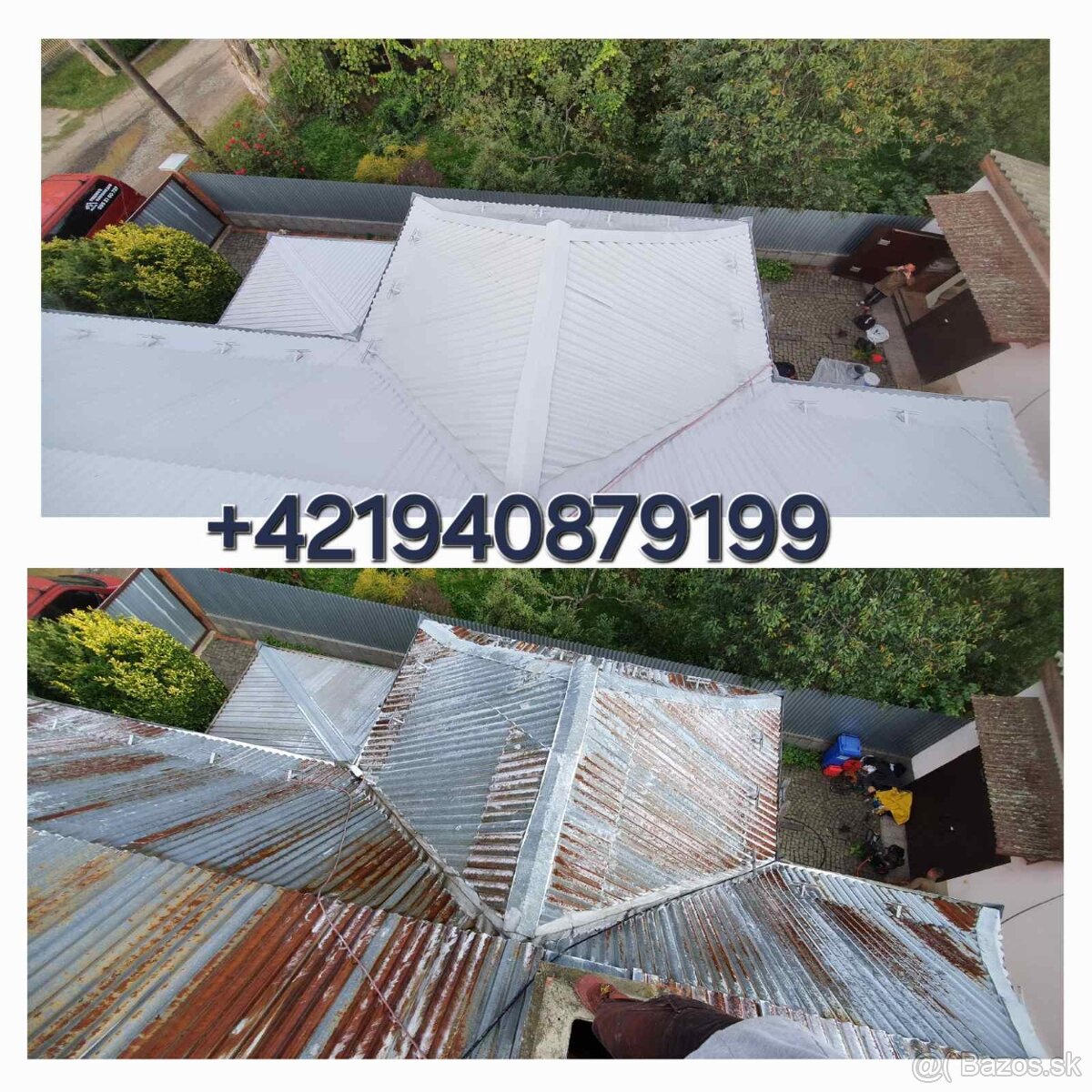 Maľovanie striech vyškove prace - 2