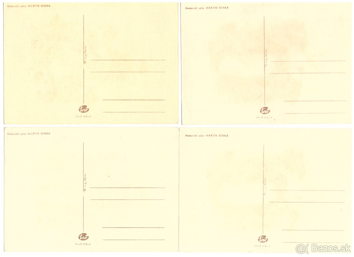 Pohľadnice Martin Benka - 2