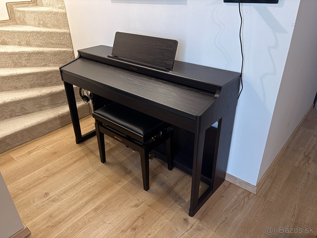 Digitálne piano Roland RP701 + klavírna stolička - 2