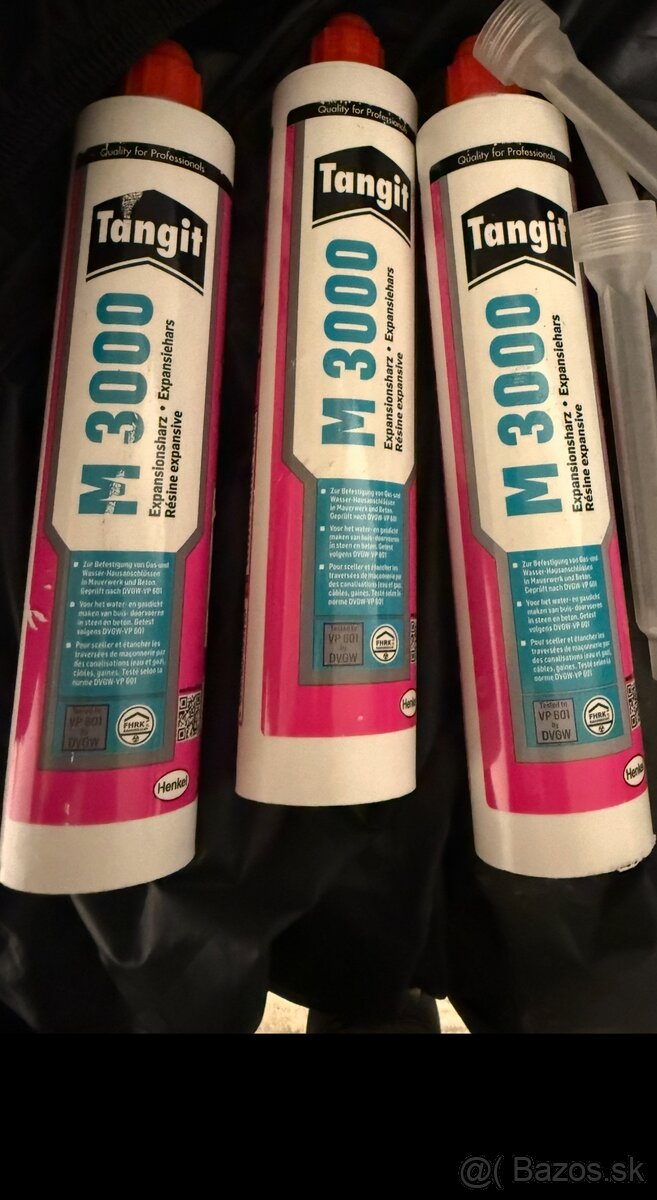 Tangit M300 – chemická kotva, 3 ks (nové) - 2
