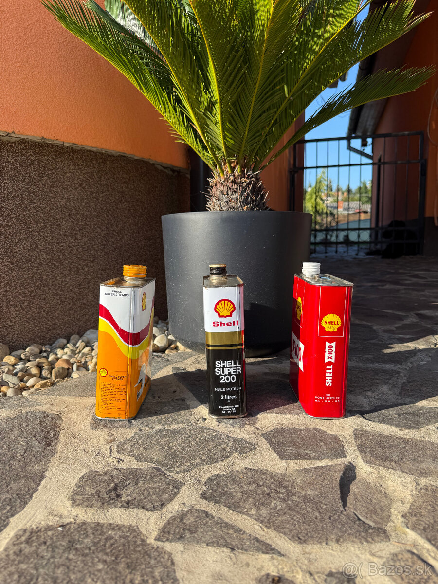 predám staré plechovky od oleja "Shell" - 2