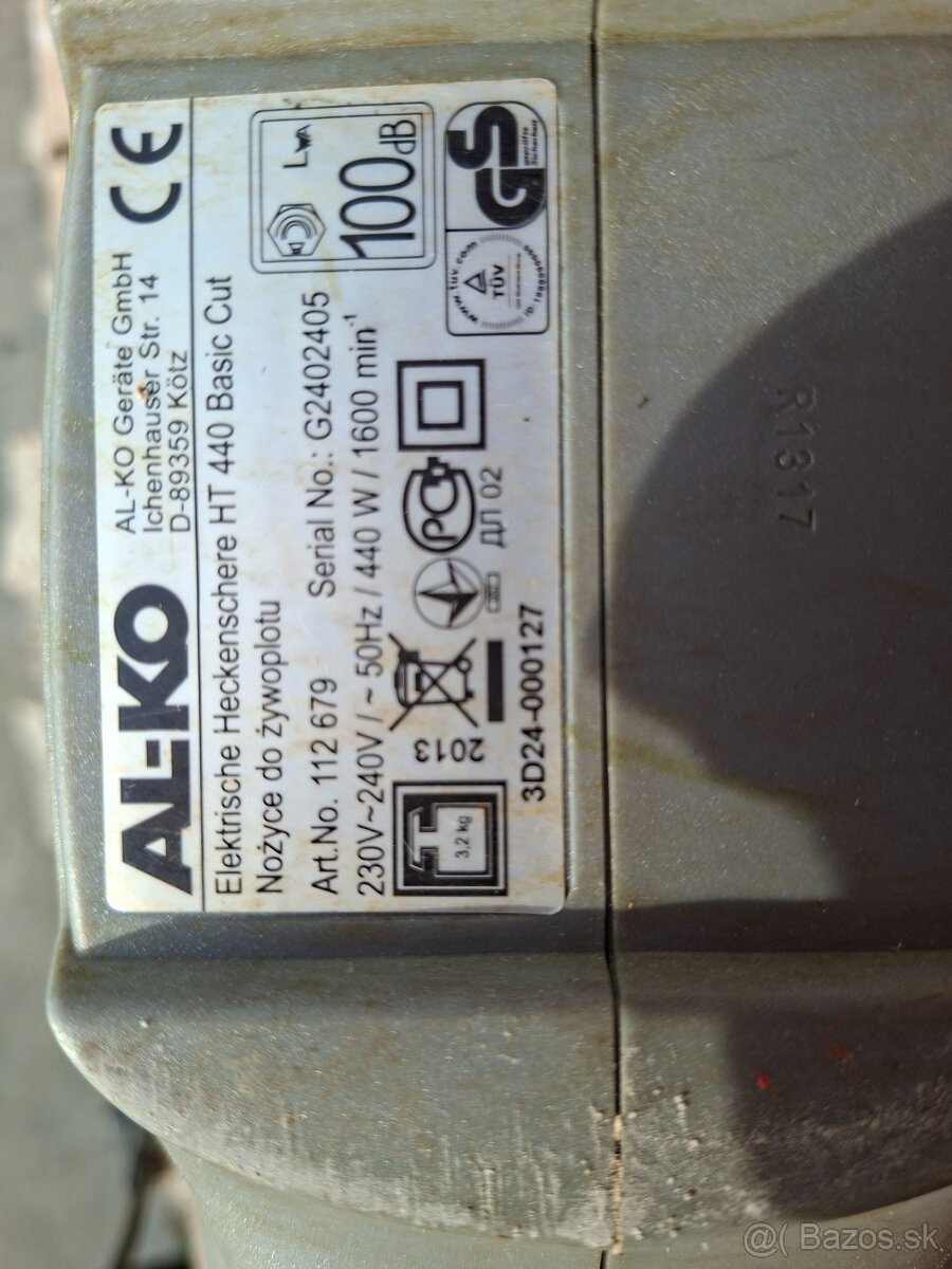Krovinorez Alko HT440 - 2