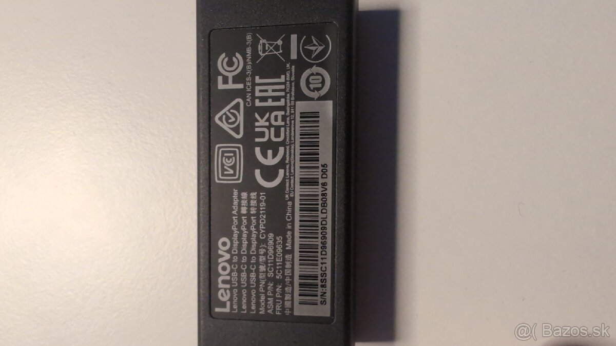 Redukcia usb C na display port. Lenovo - 2