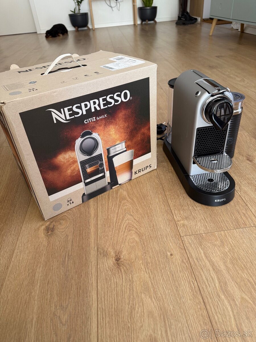 Nespresso s napenovačom - 2