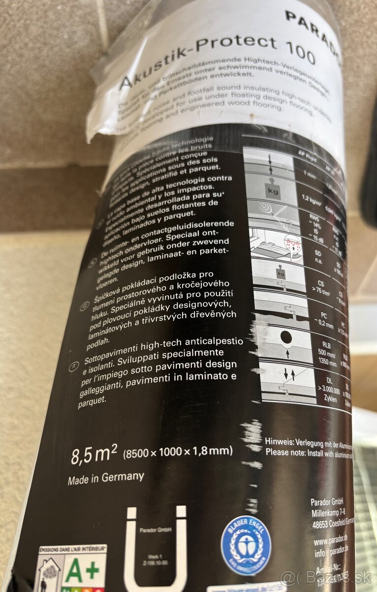 Akustická podložka pod plávajúcu podlahu - 2