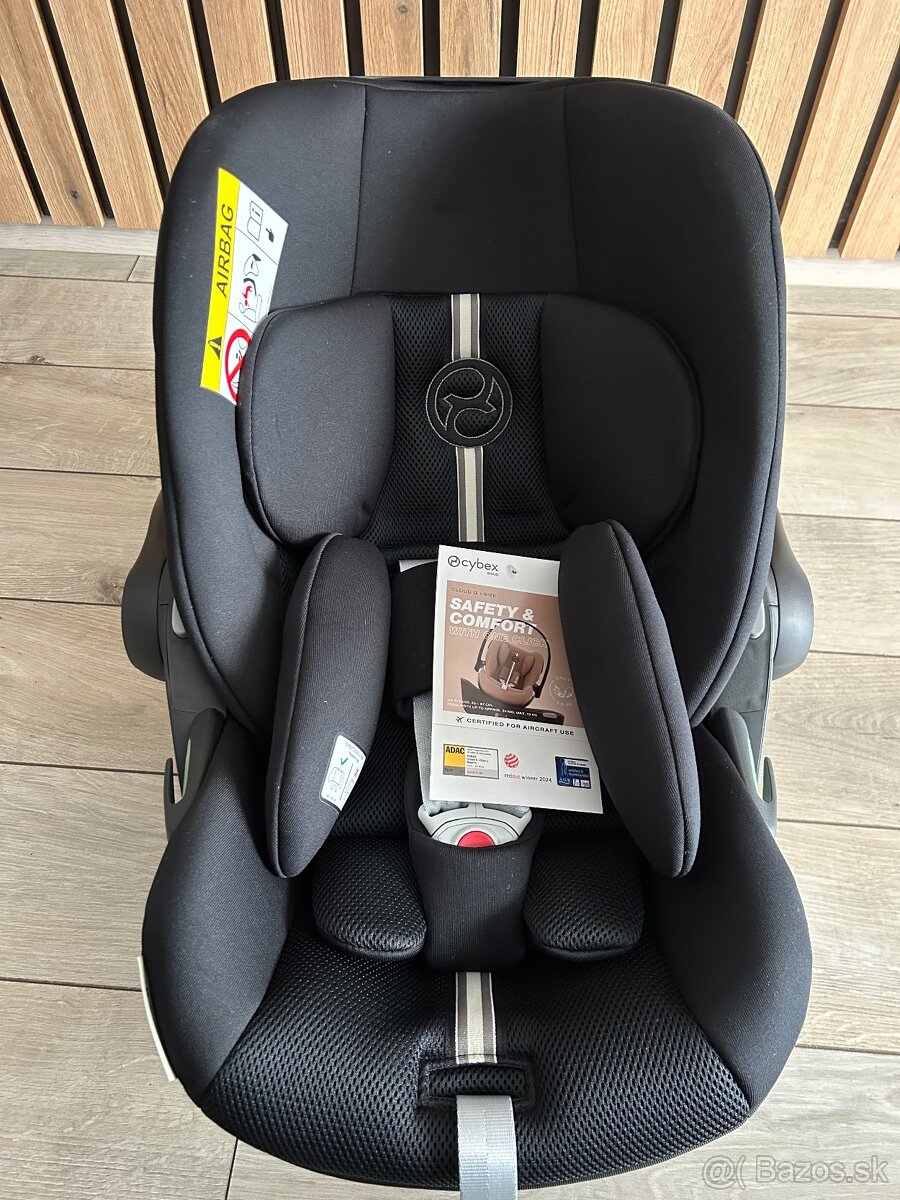 Vajíčko / autosedačka Cybex Cloud G i-size Plus Moon Black - 2
