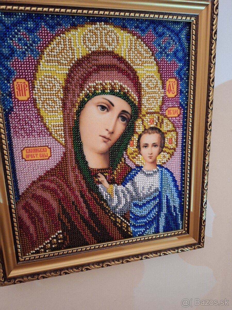 Ikony vyšívané korálkami - 2