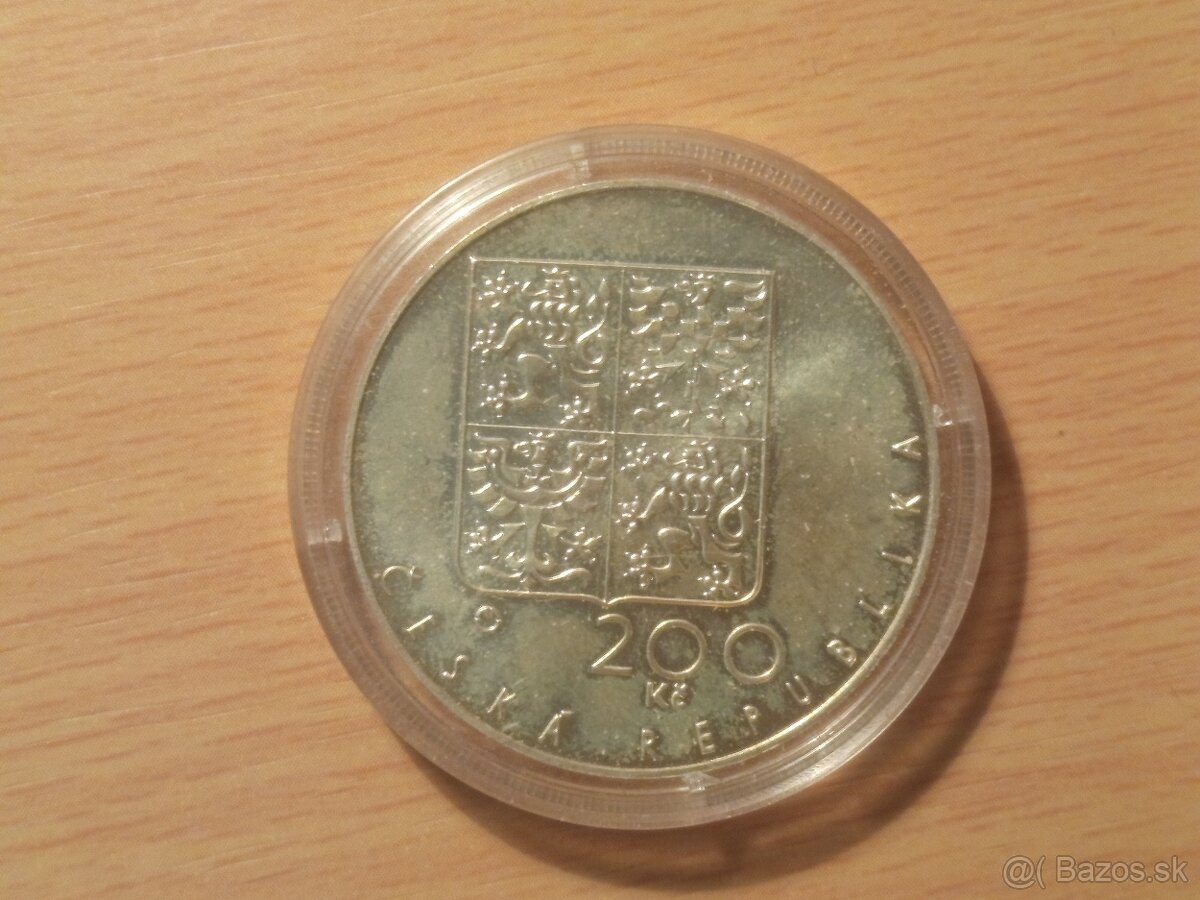 Katedrála sv. Víta 200 Kč 1994 – Investičné striebro - 2