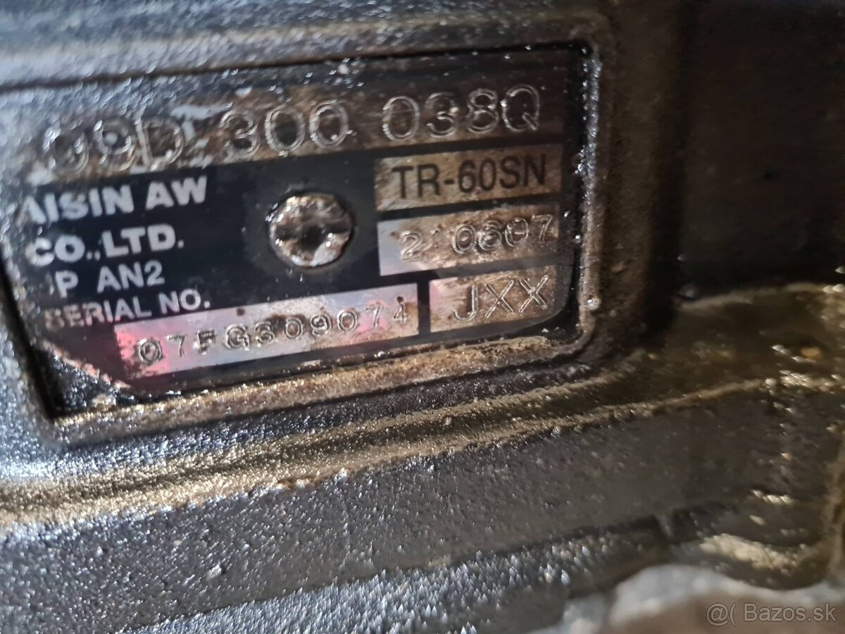 Prevodovka automaticka JXX, 3.0 tdi - 2