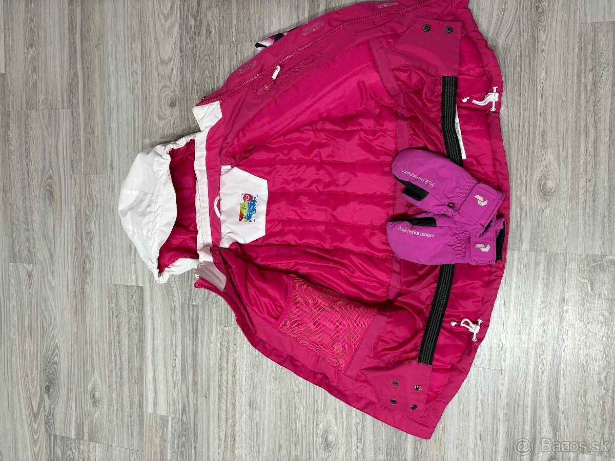 Lyžiarka zimná dievčenská bunda - 2