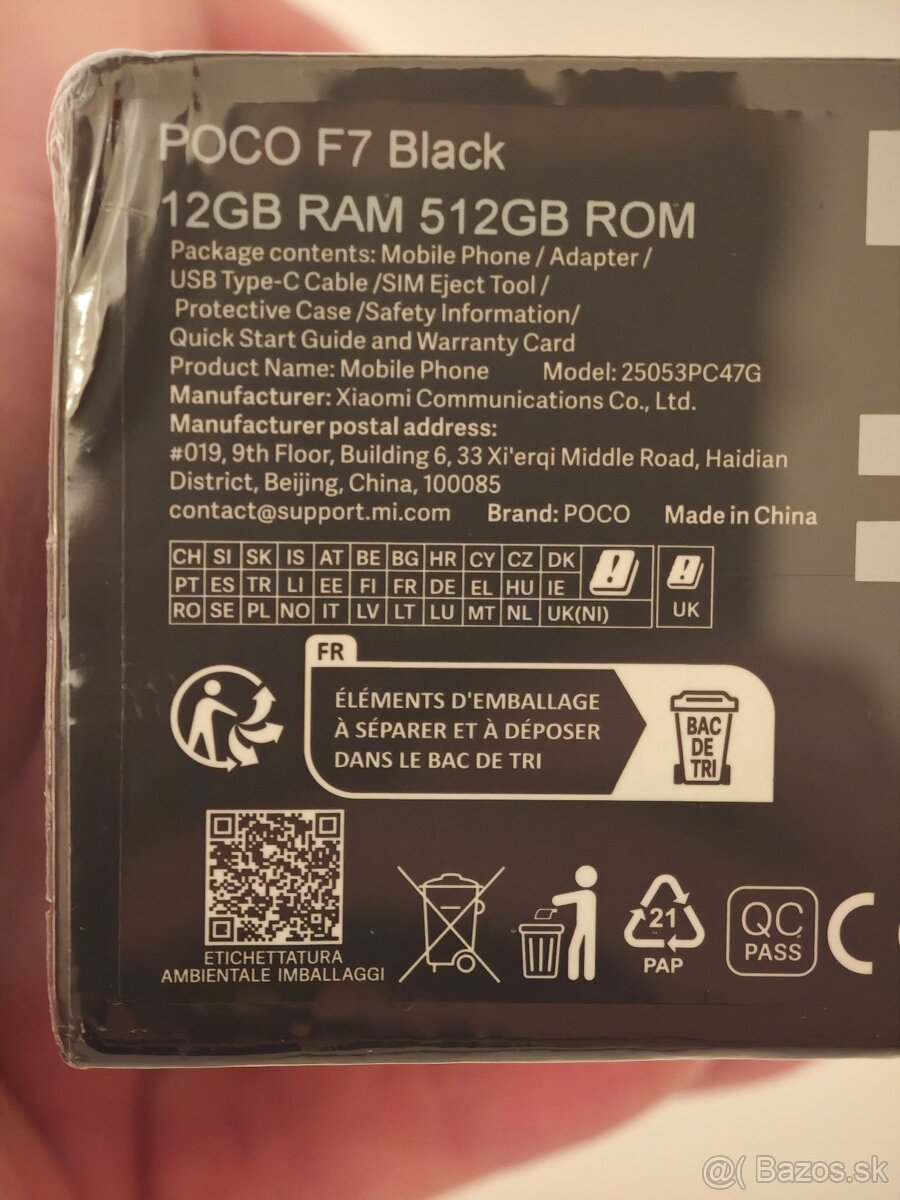 /NOVÝ/ Xiaomi Poco F7 5G 12GB/512GB, 50Mpx, 6500mAh, čierny - 2