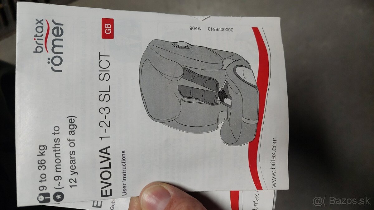 Britax Romer Evolva 9-36 kg - 2