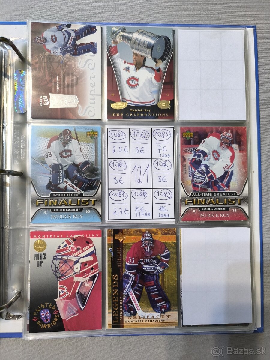 Hokejové kartičky - Patrick Roy 6 - 2