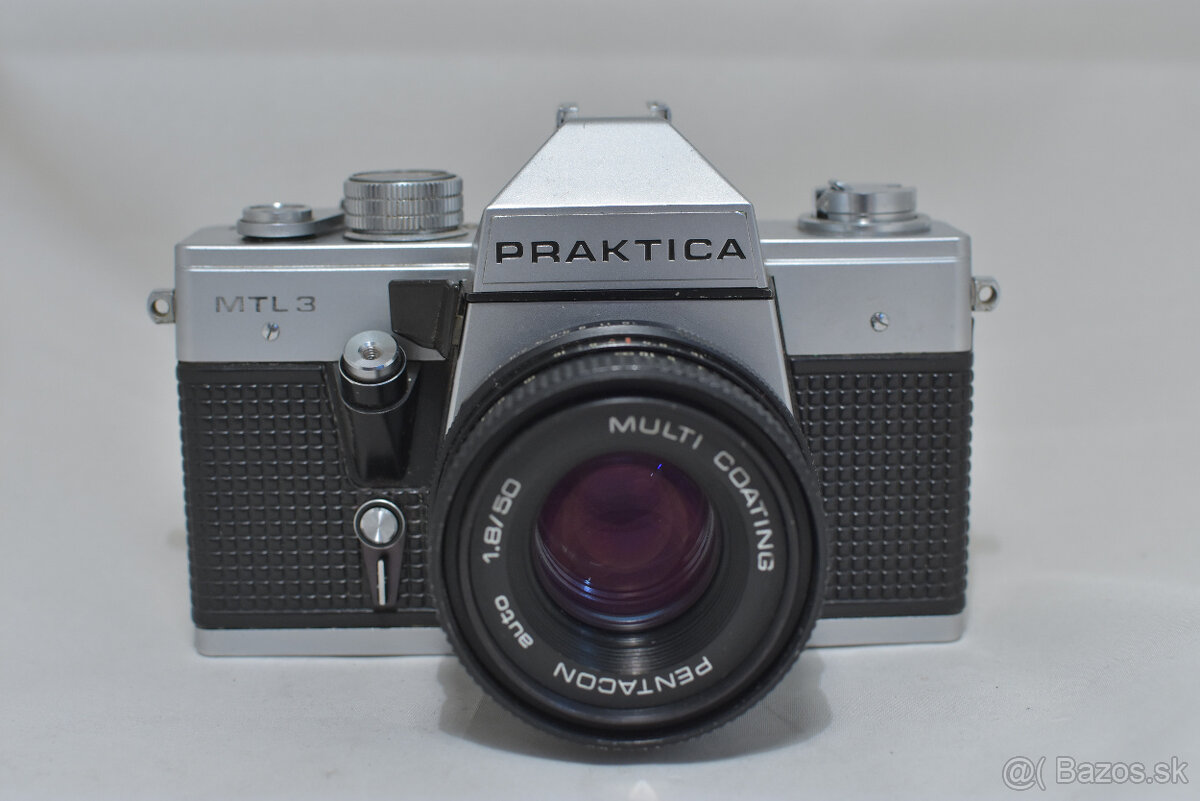 PRAKTICA MTL 3 + PENTACON auto 1,8 / 50 MC . - 2