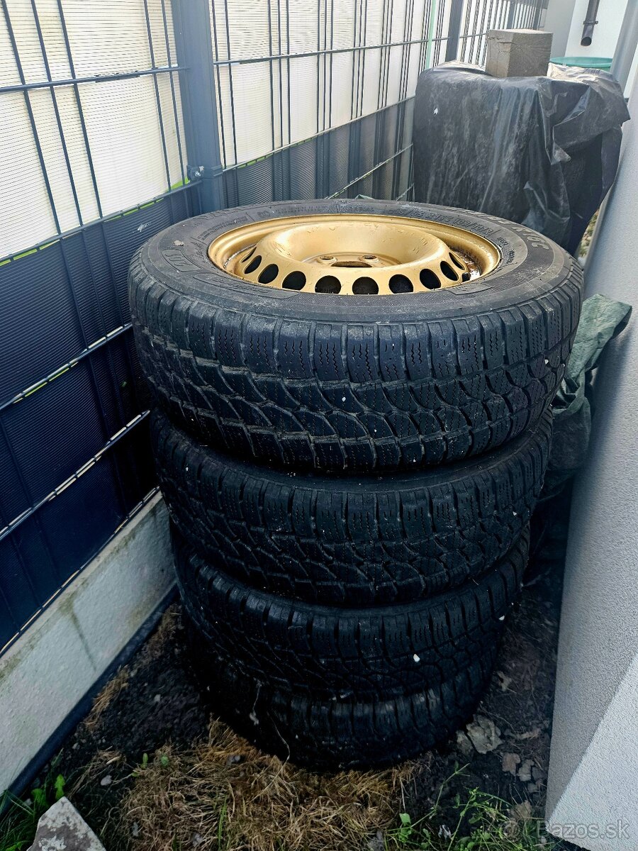 Plechové disky VW + zimné pneu - 2