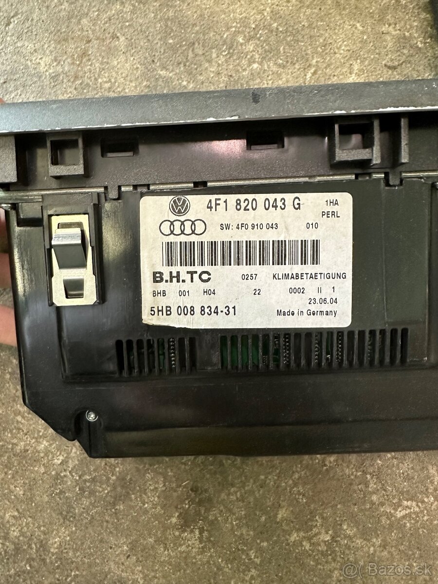 Klíma panel Audi A6 - 2