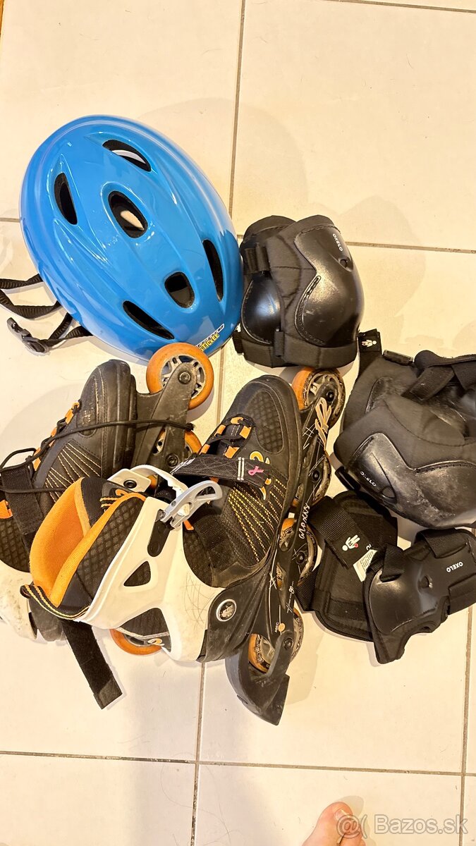 🛼 Predám kolieskové korčule + chrániče + prilba - 2