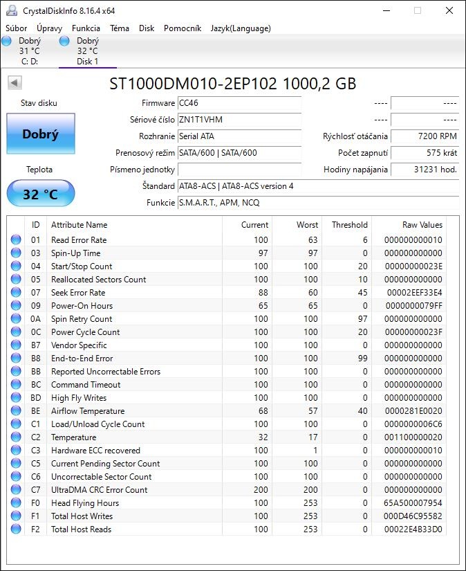 1 TB HDD 3,5" Seagate - 2