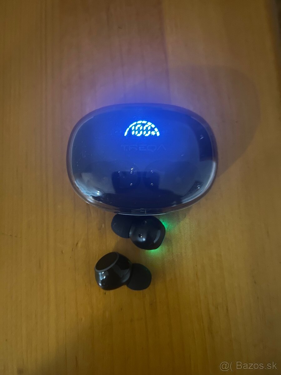 bezdrôtové slúchadlá s nabijacim dokom bluetooth slúchadlá - 2