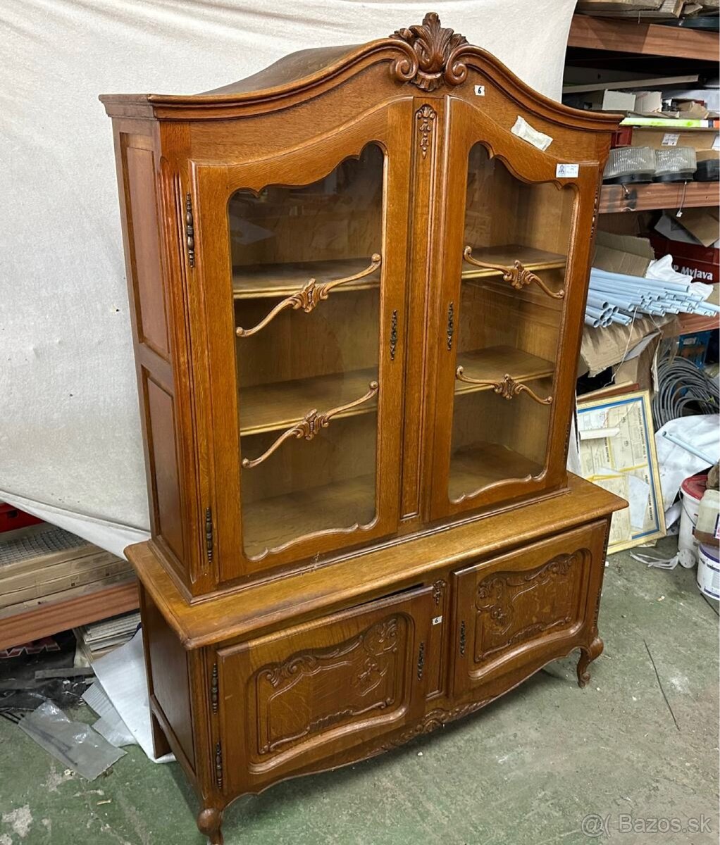 Pribornik z masívu - holandský nábytok - 2