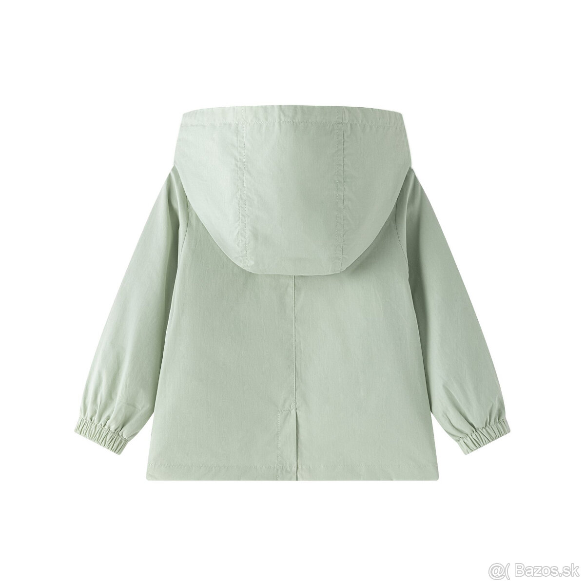 Dievčenská bunda – zelená s kvetinovým motívom - nová - 2