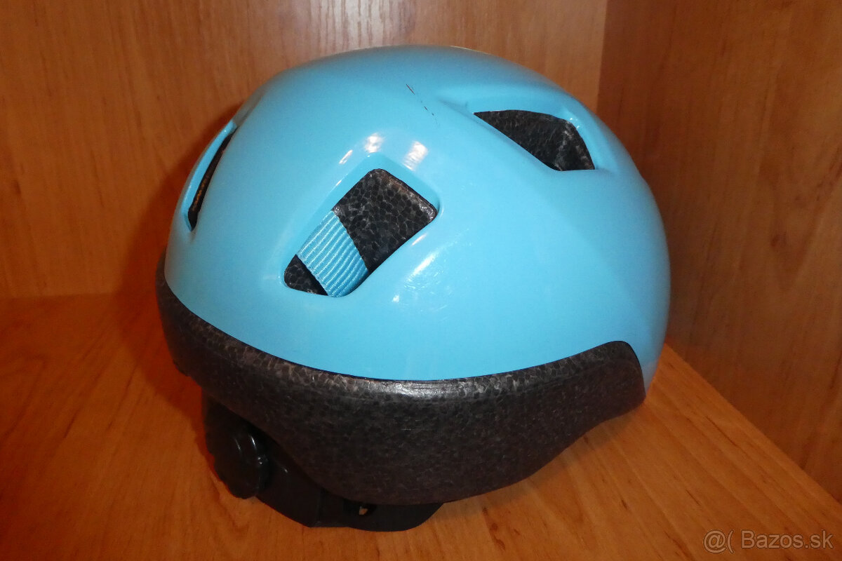 detská prilba bledomodrá 48-52 cm - 2